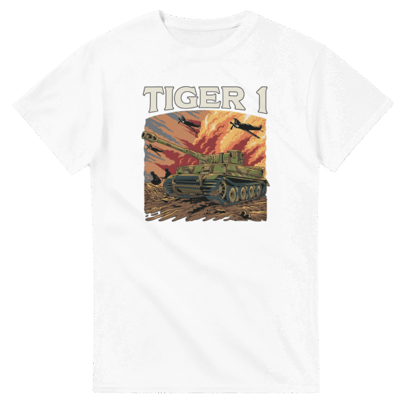 WWII Tiger I Tank T‑Shirt — 100% Cotton, Premium Quality, Multiple Colors – Perfect for a gift 3f235f00-525e-4d65-9098-49169e09f763