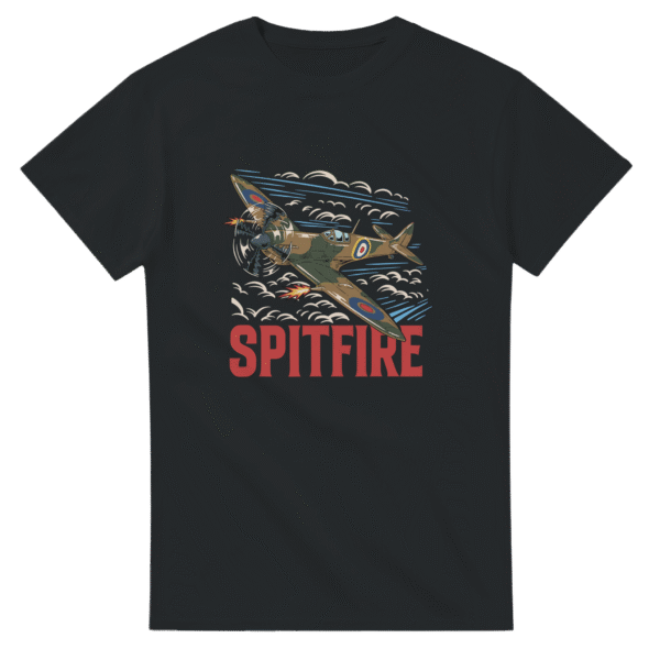WWII Spitfire T-Shirt — 100% Cotton, High-Quality Print, Multiple Colors aabe26a2-4516-4f4a-ba50-e59e620e0b5f